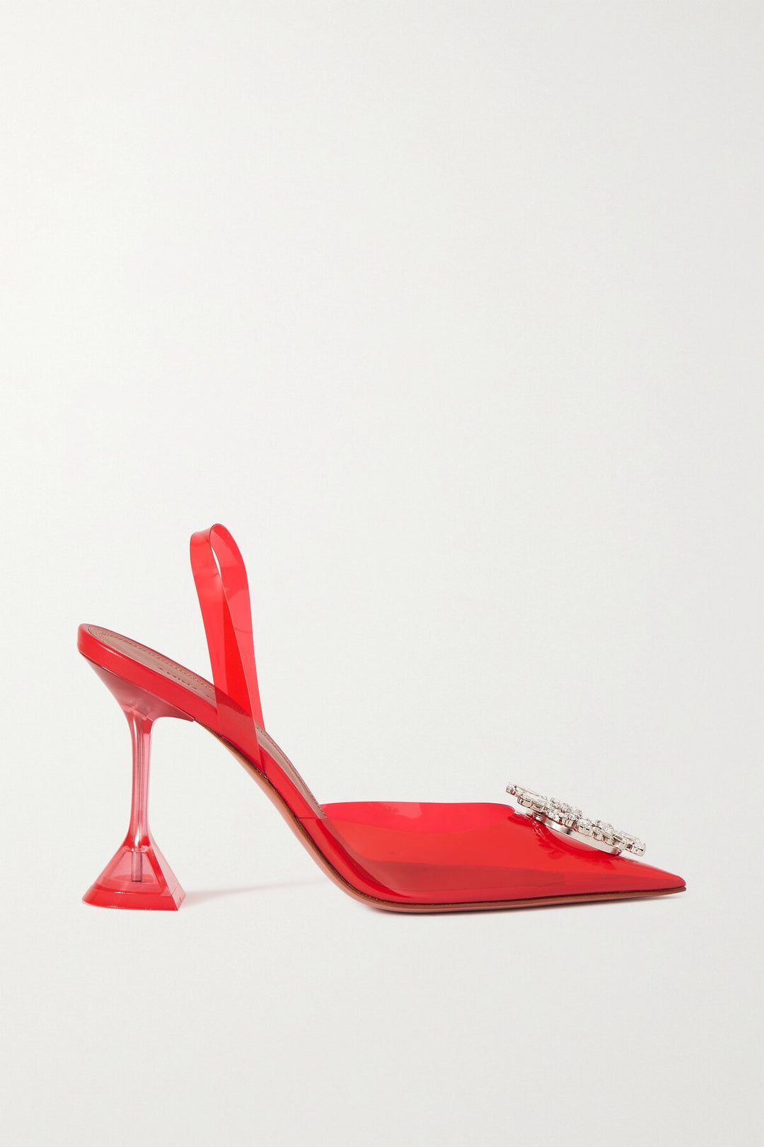 AMINA MUADDI BEGUM CRYSTAL EMBELLISHED SLINGBACK PUMPS