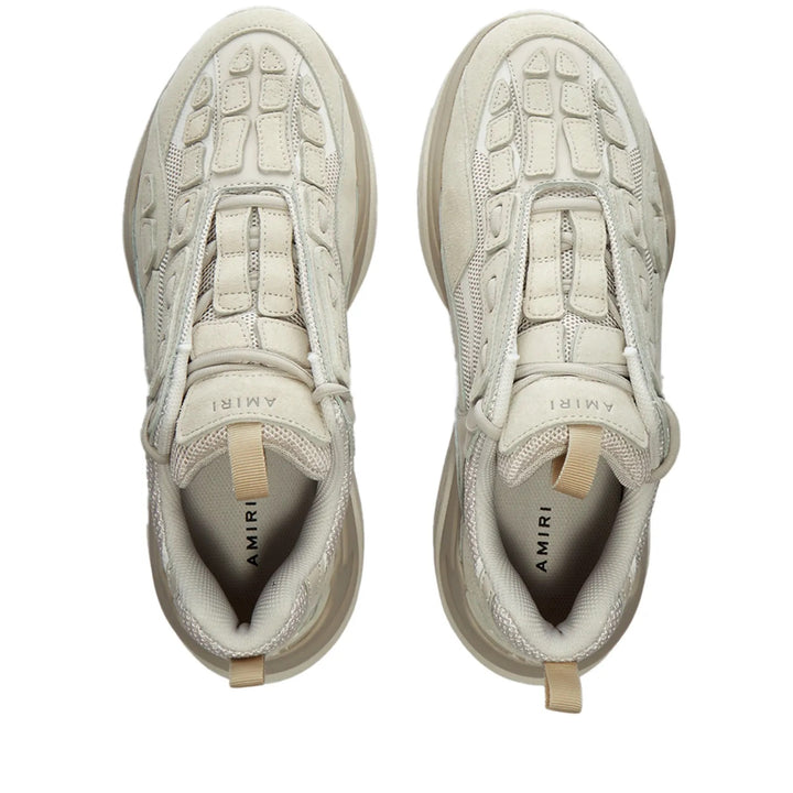 AMIRI BONE RUNNER SNEAKERS IN WARM GREY