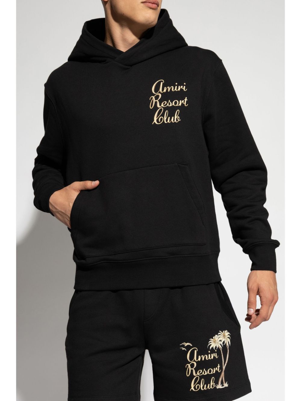 AMIRI RESORT CLUB LOGO HOODED SWEATSHIRT – Caroline's Fashion Luxuries