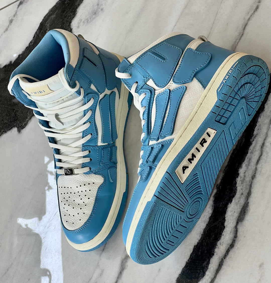 AMIRI SKEL LEATHER HIGH-TOP MEN&