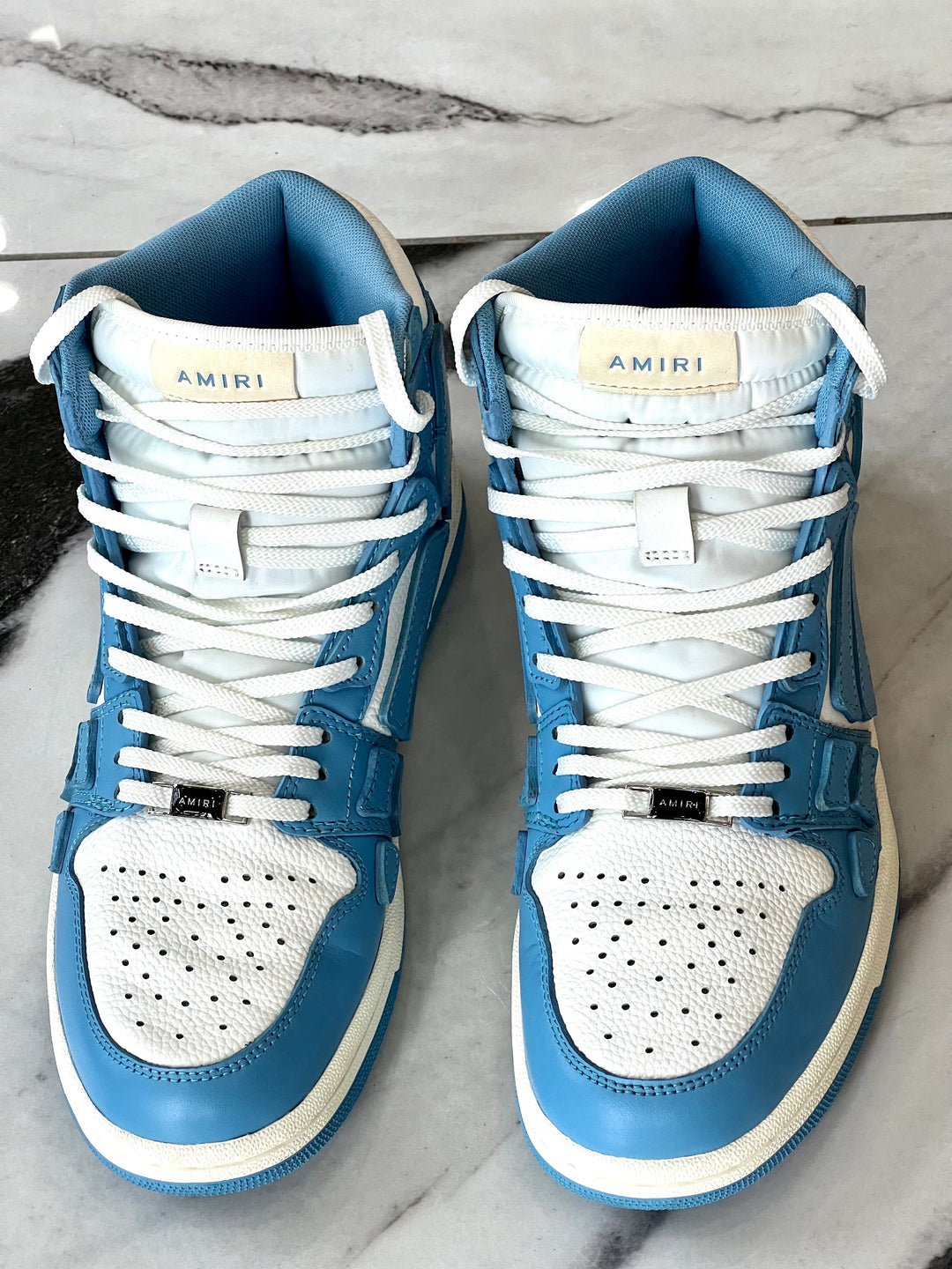 AMIRI SKEL LEATHER HIGH-TOP MEN'S SNEAKERS – Caroline's Fashion