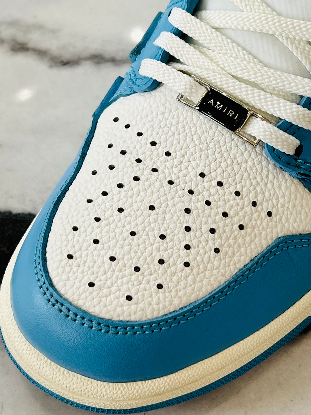 AMIRI SKEL LEATHER HIGH-TOP MEN&