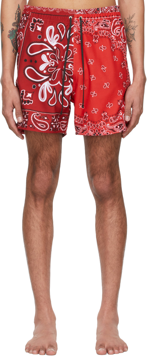 AMIRI BANDANA SWIM SHORTS