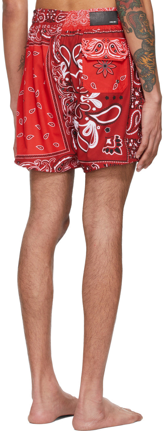 AMIRI BANDANA SWIM SHORTS