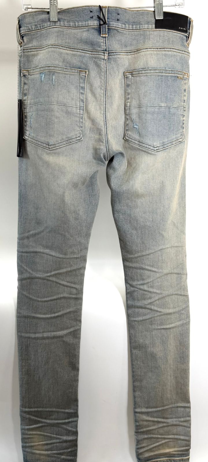 AMIRI MX1 BANDANA DISTRESSED SKINNY JEANS