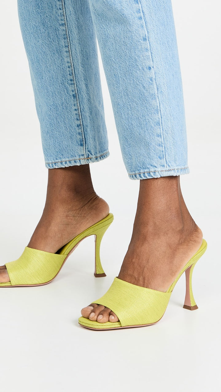AQUAZZURA VIOLETTE 95MM MULE SANDALS