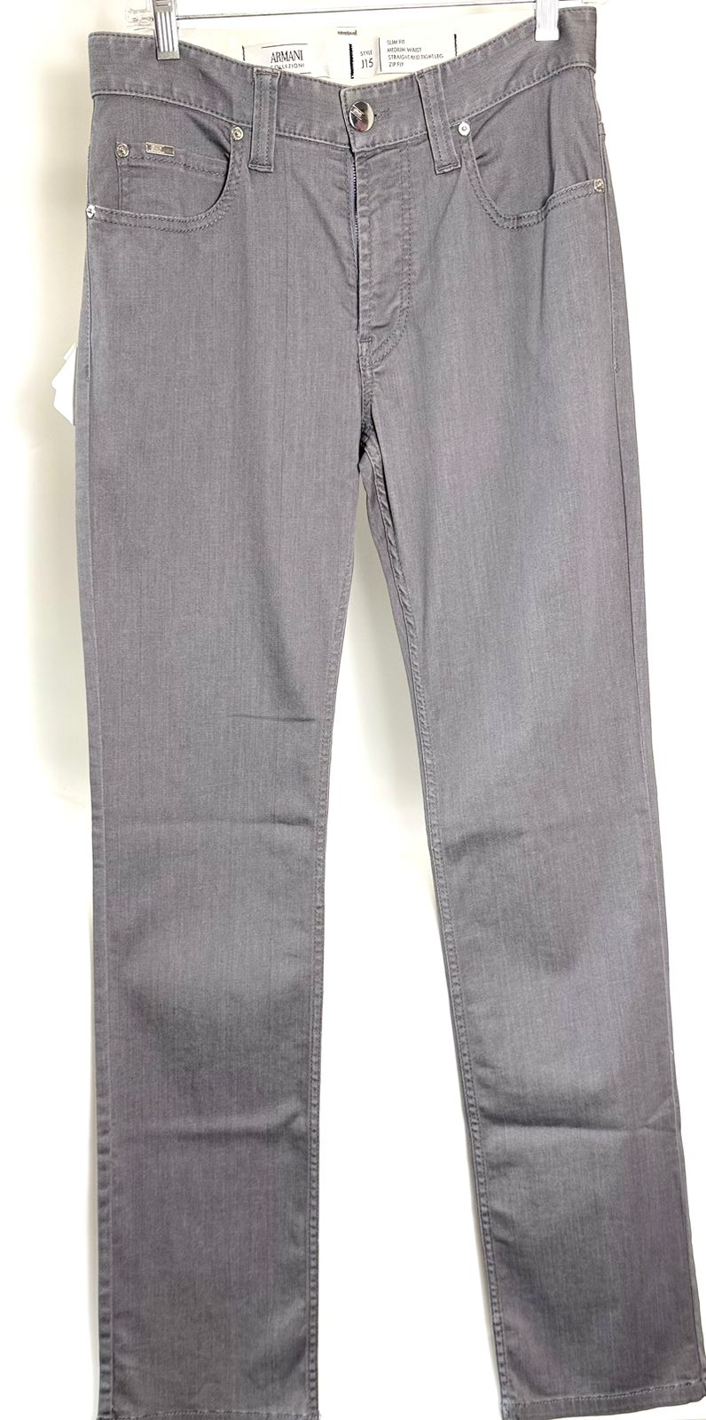 ARMANI COLLEZIONI COTTON STRETCH J15 DENIM PANTS