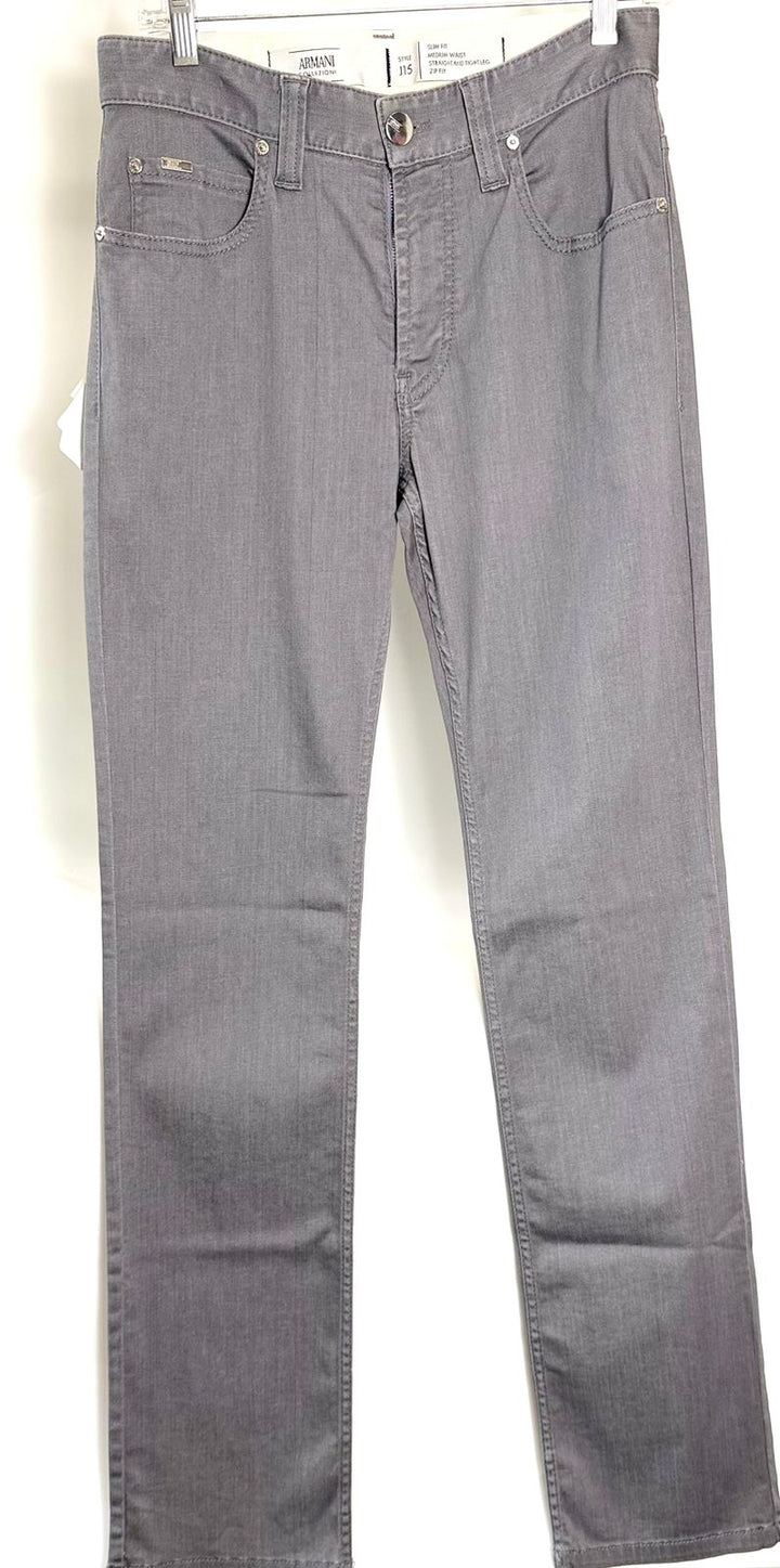 ARMANI COLLEZIONI COTTON STRETCH J15 DENIM PANTS