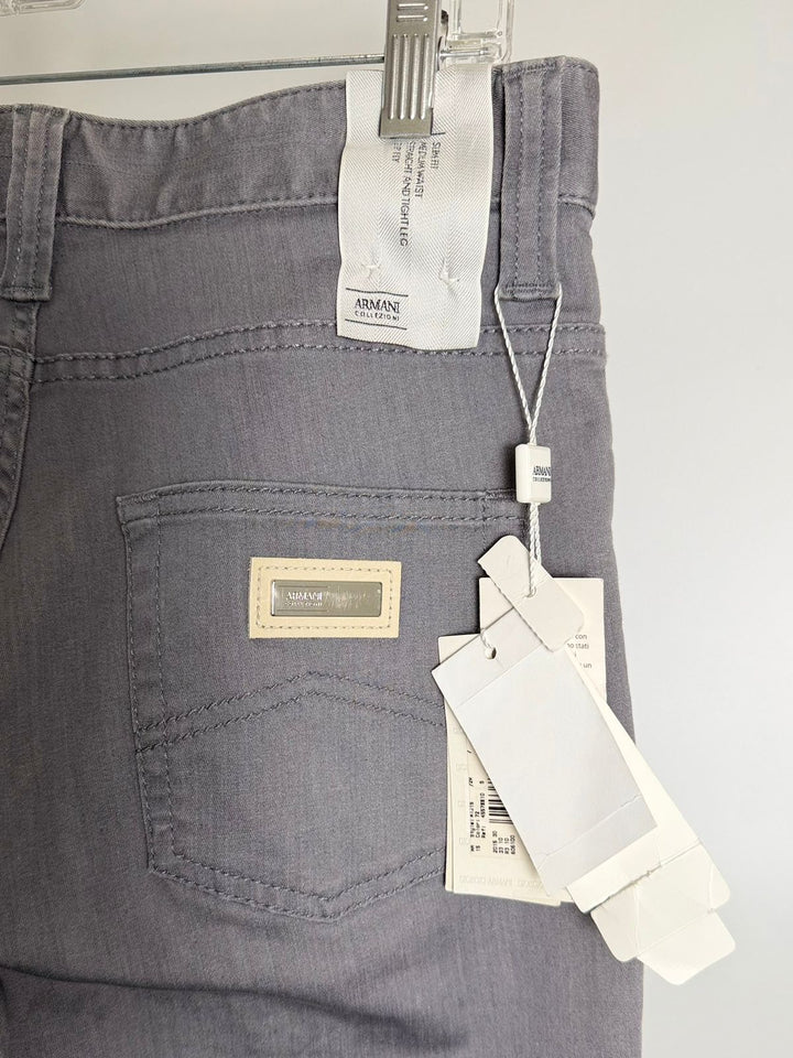 ARMANI COLLEZIONI COTTON STRETCH J15 DENIM PANTS