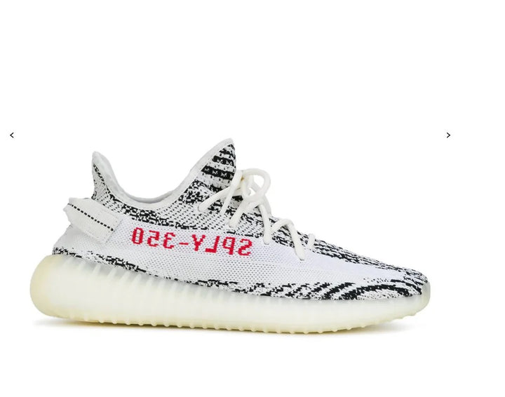 ADIDAS YEEZY BOOST 350 V2 ZEBRA SNEAKERS
