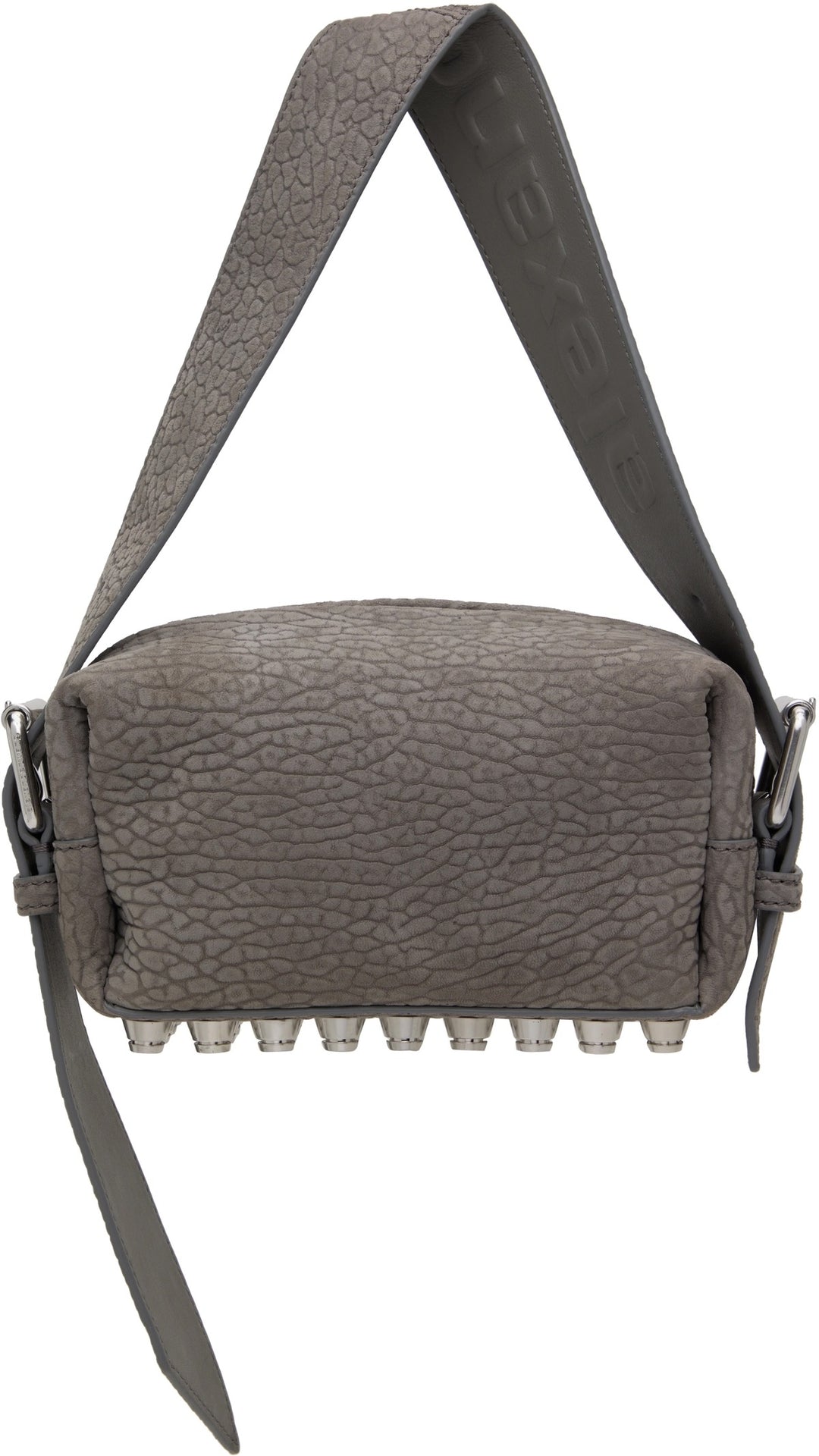 ALEXANDER WANG SMALL RICCO LAMBSKIN NUBUCK SHOULDER BAG