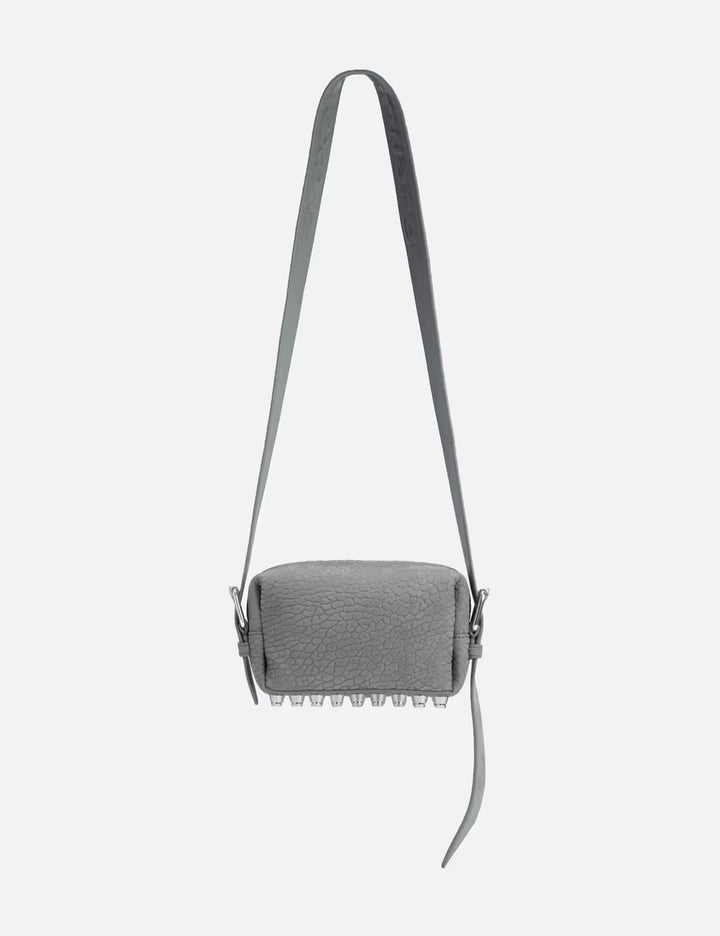 ALEXANDER WANG SMALL RICCO LAMBSKIN NUBUCK SHOULDER BAG