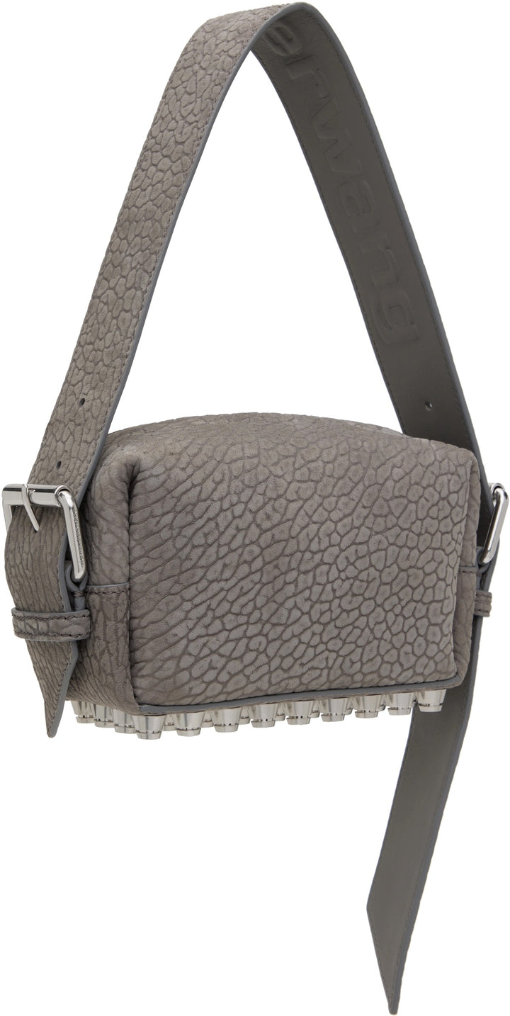 ALEXANDER WANG SMALL RICCO LAMBSKIN NUBUCK SHOULDER BAG