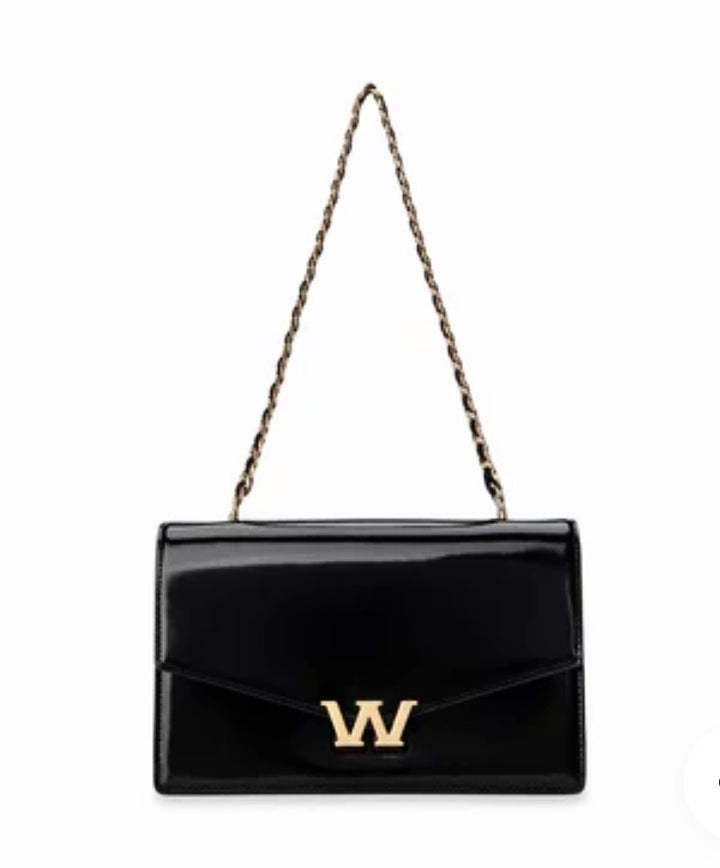 ALEXANDER WANG W LEGACY SPAZZOLATO SHINY LEATHER SMALL SHOULDER BAG