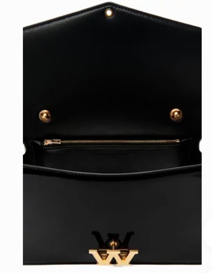 ALEXANDER WANG W LEGACY SPAZZOLATO SHINY LEATHER SMALL SHOULDER BAG