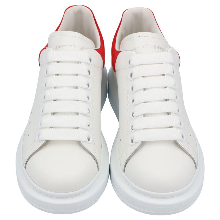 ALEXANDER MCQUEEN CALFSKIN LEATHER OVERSIZED SNEAKERS