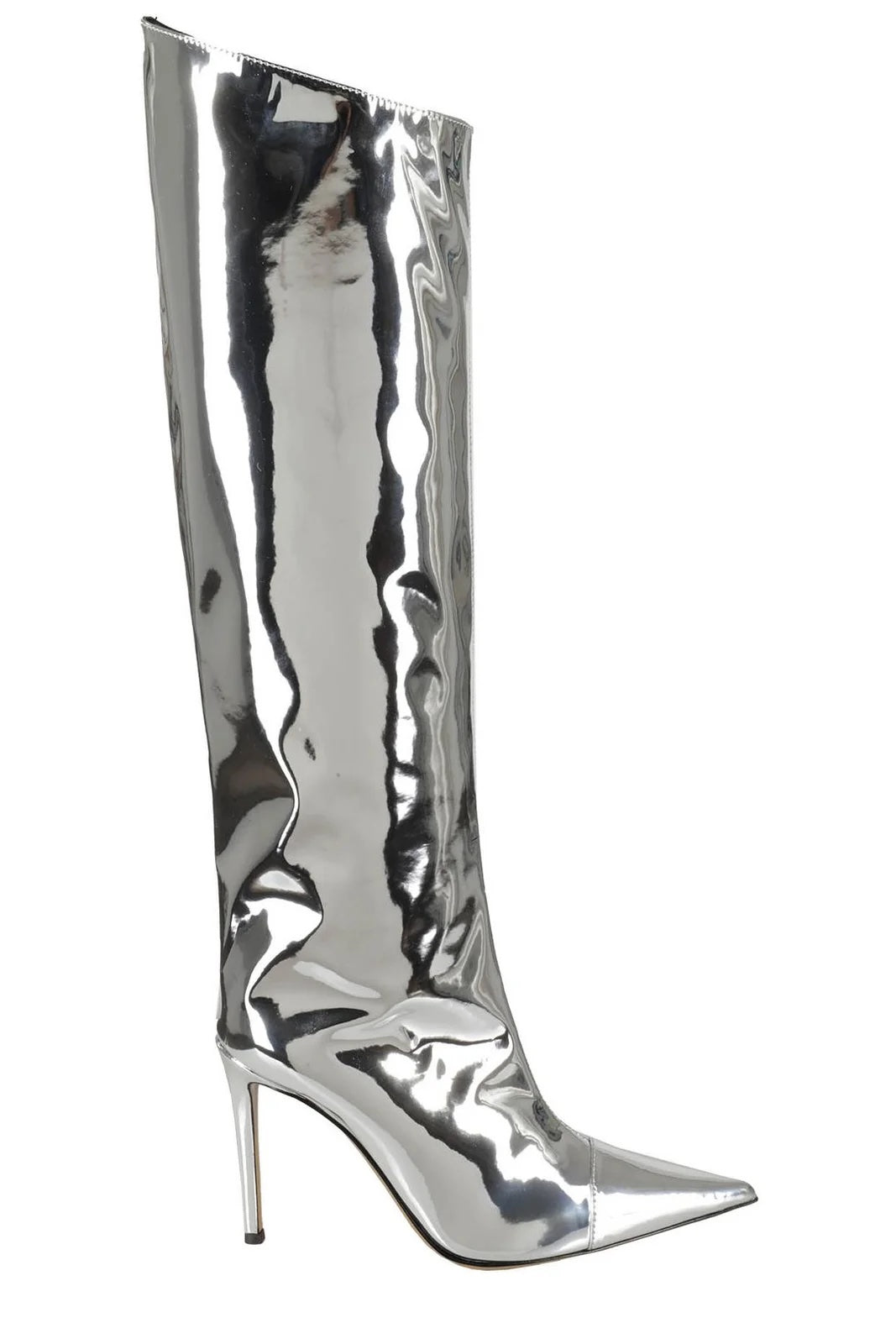 ALEXANDRE VAUTHIER MIRRORED ALEX KNEE HIGH BOOTS