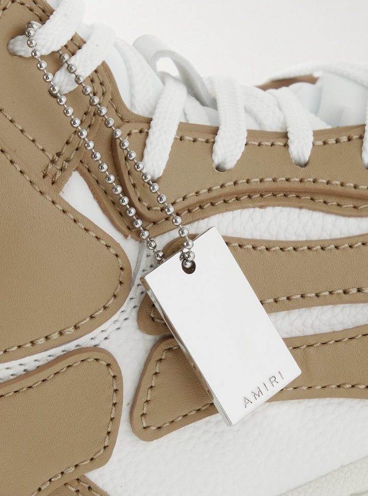 AMIRI SKEL LEATHER HIGH-TOP SNEAKERS