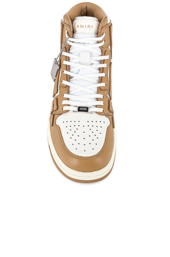AMIRI SKEL LEATHER HIGH-TOP SNEAKERS