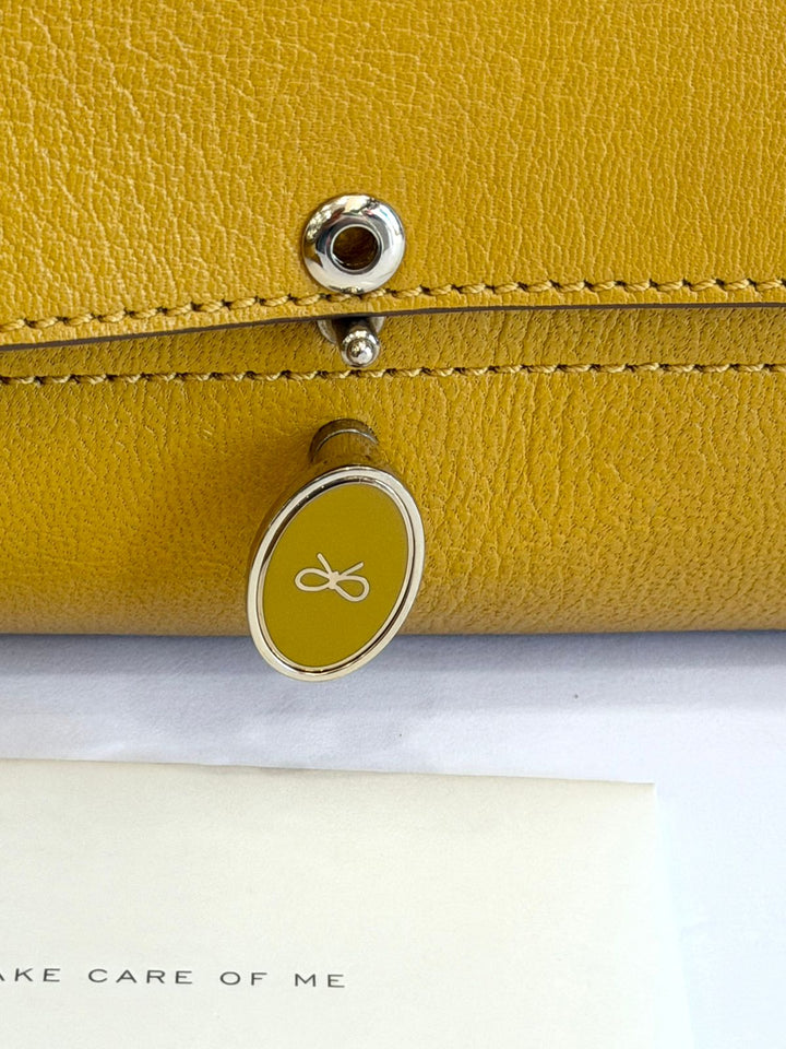 ANYA HINDMARCH BATHURST CALFSKIN LEATHER TWO-WAY SHOULDER BAG