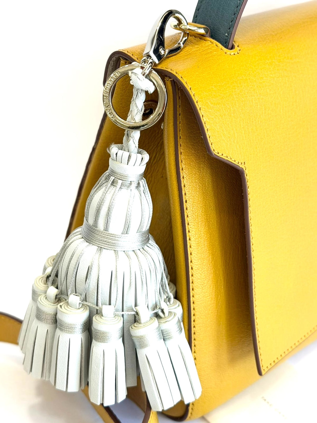 ANYA HINDMARCH BATHURST CALFSKIN LEATHER TWO-WAY SHOULDER BAG