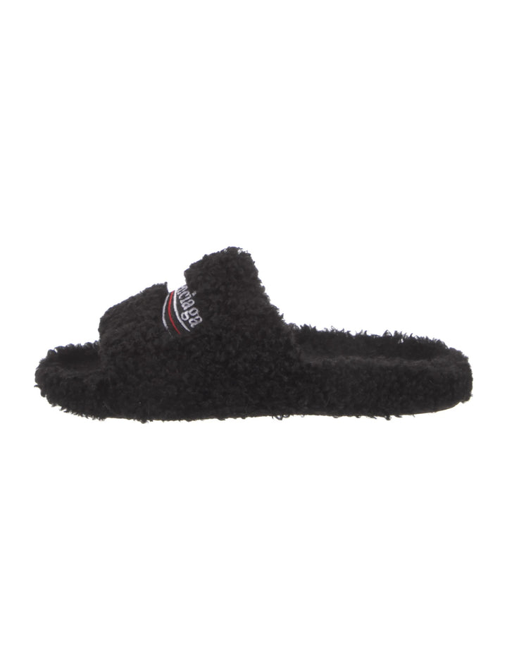 BALENCIAGA FURRY EMBROIDERED CAMPAIGN SLIDES