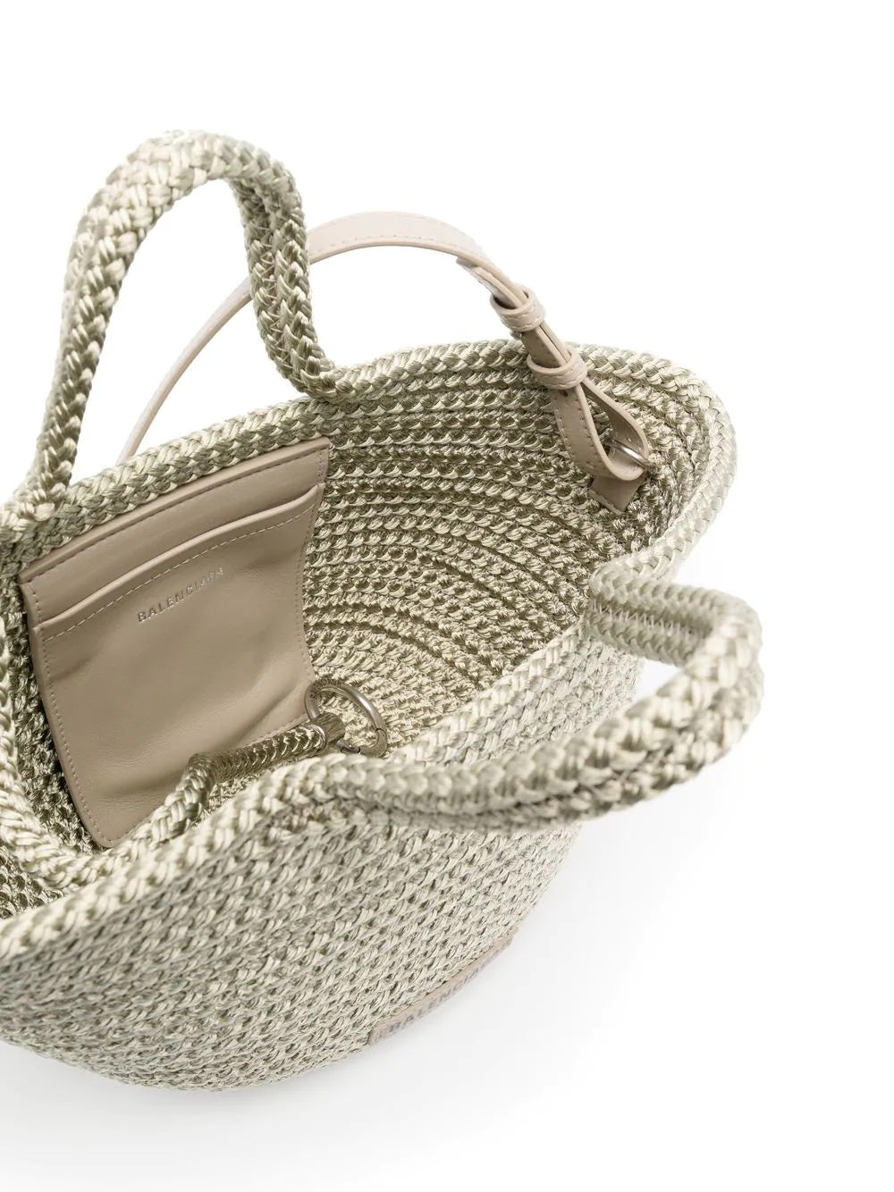 BALENCIAGA IBIZA WOVEN BASKET BAG