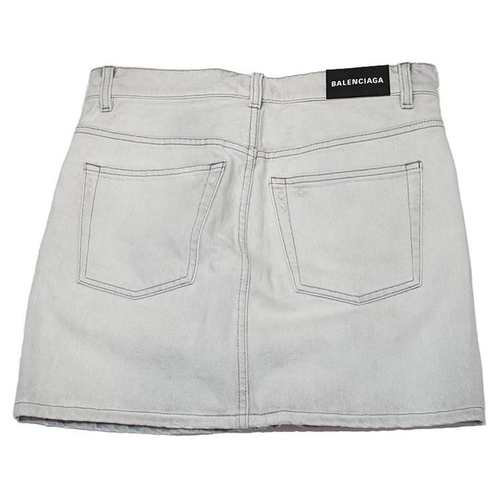 BALENCIAGA DENIM MINI SKIRT