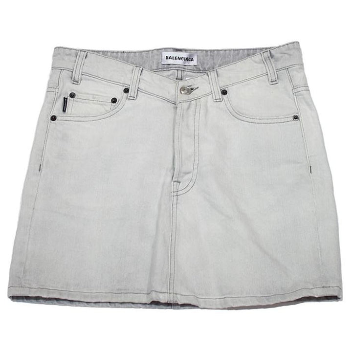 BALENCIAGA DENIM MINI SKIRT