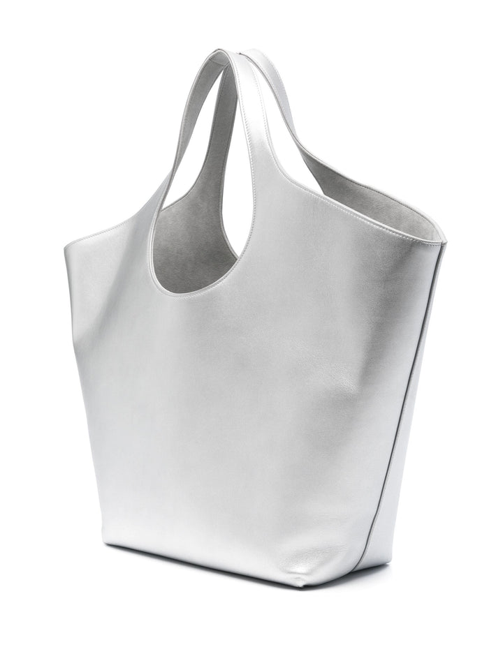 BALENCIAGA METALLIC CALFSKIN MEDIUM MARY KATE TOTE BAG
