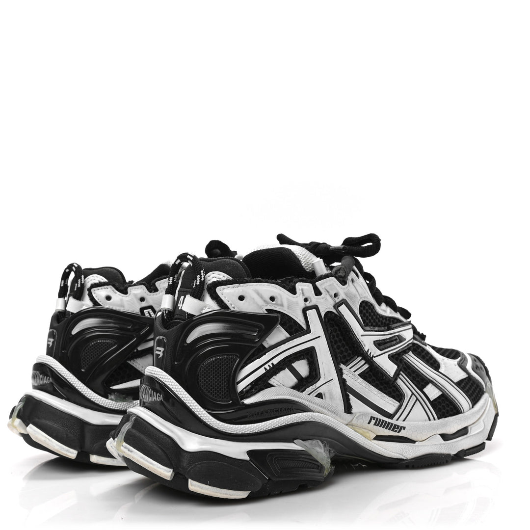 BALENCIAGA TWO-TONE RUNNER SNEAKERS