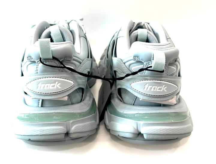 BALENCIAGA TRACK TRAINER SNEAKERS IN PALE BLUE