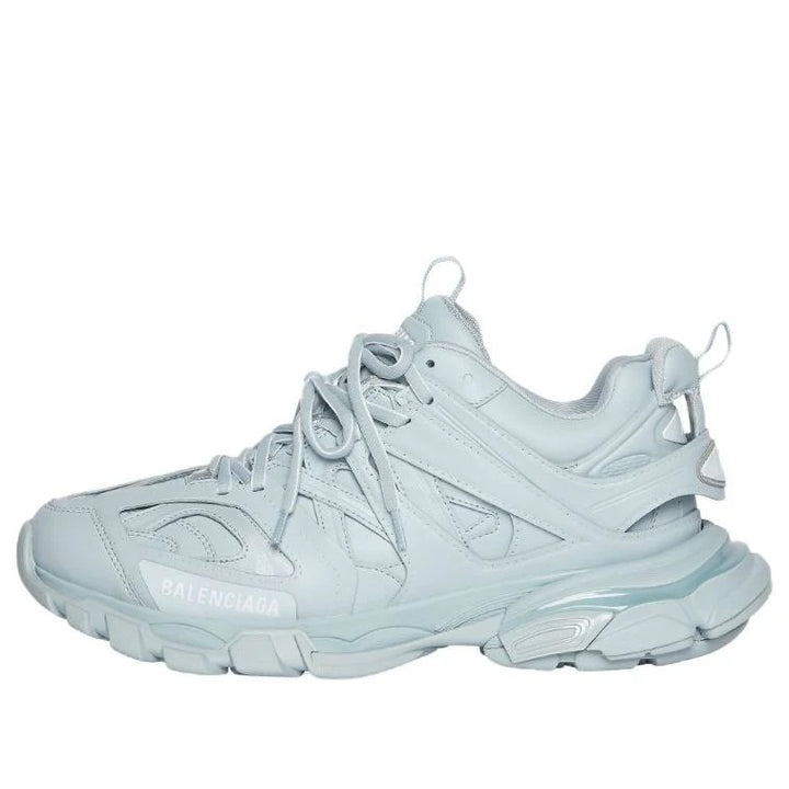 BALENCIAGA TRACK TRAINER SNEAKERS IN PALE BLUE