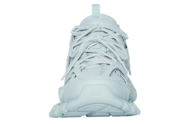 BALENCIAGA TRACK TRAINER SNEAKERS IN PALE BLUE