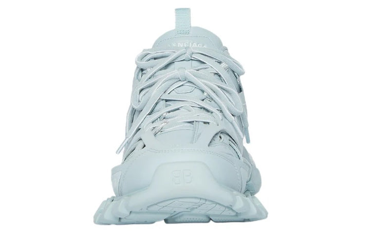 BALENCIAGA TRACK TRAINER SNEAKERS IN PALE BLUE