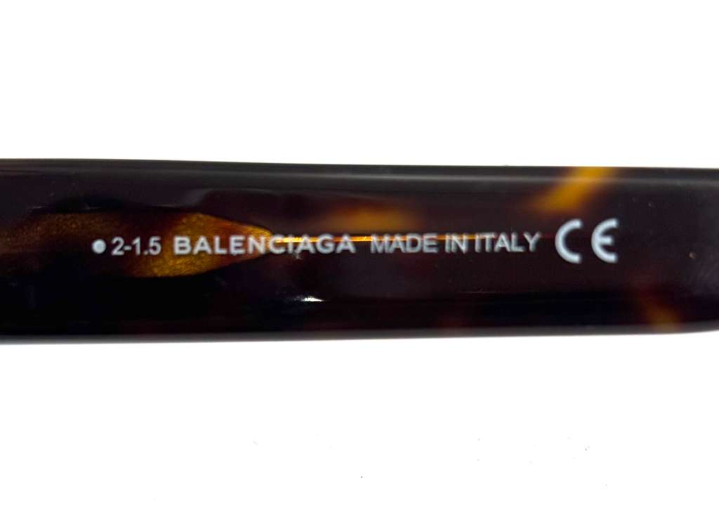 BALENCIAGA BA49 TORTOISESHELL SUNGLASSES