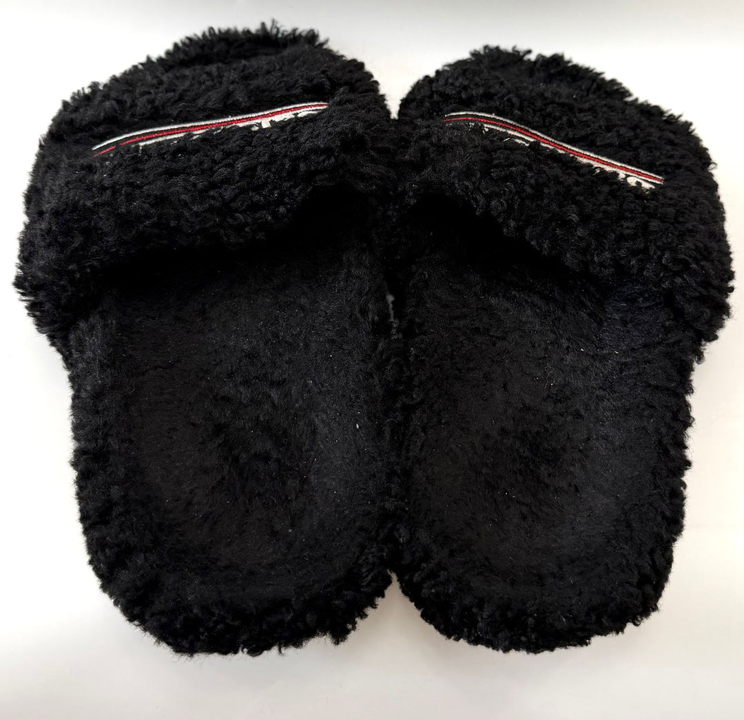BALENCIAGA FURRY EMBROIDERED CAMPAIGN SLIDES