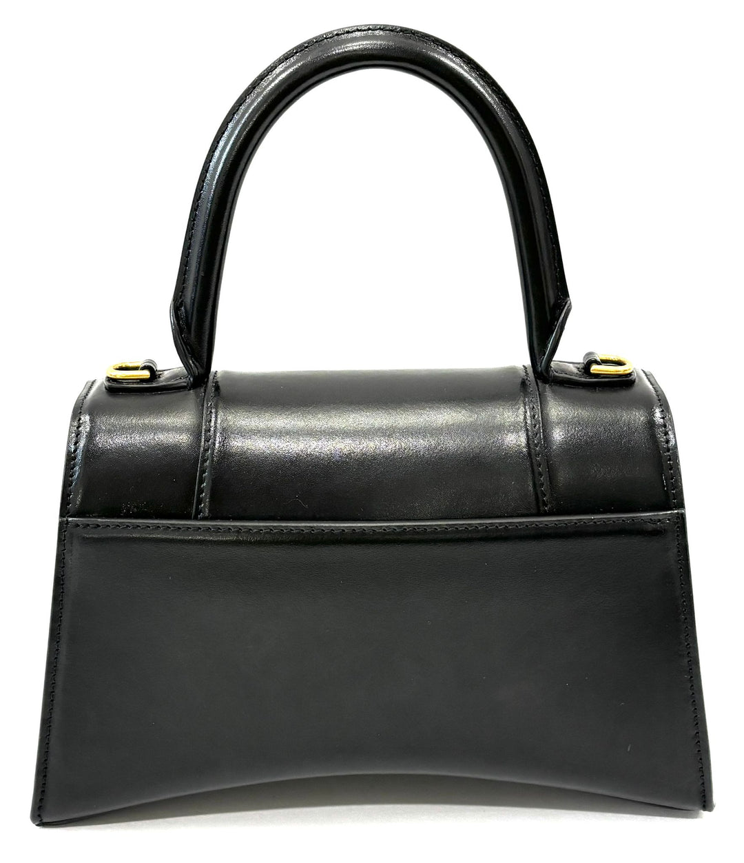 BALENCIAGA HOURGLASS SMALL BOX LEATHER TOP HANDLE BAG
