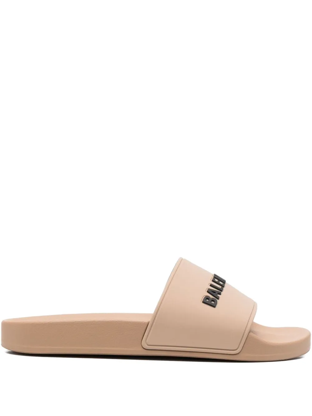 BALENCIAGA LOGO EMBOSSED LADIES POOL SLIDES