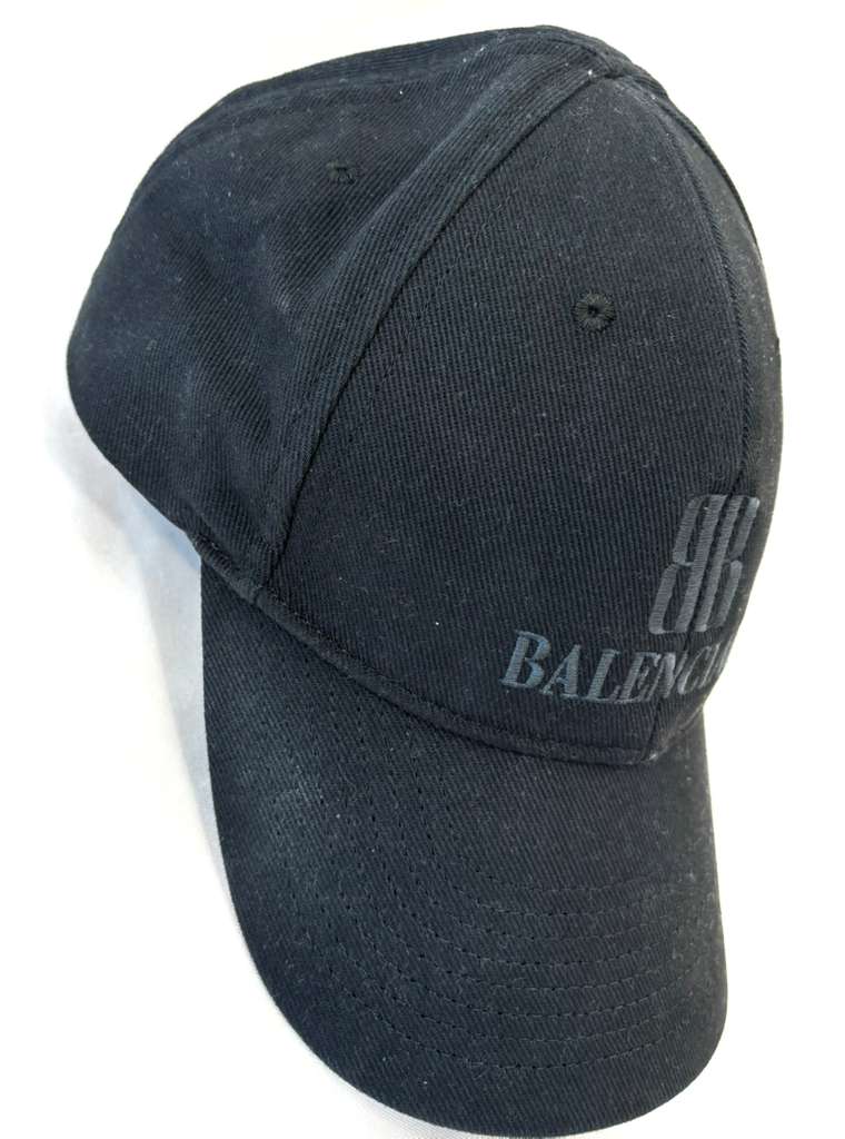 BALENCIAGA NANO LOGO EMBROIDERED BASEBALL CAP