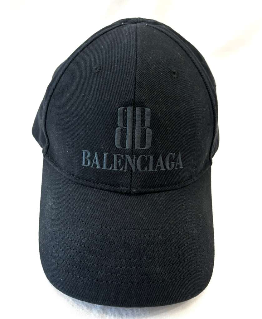 BALENCIAGA NANO LOGO EMBROIDERED BASEBALL CAP