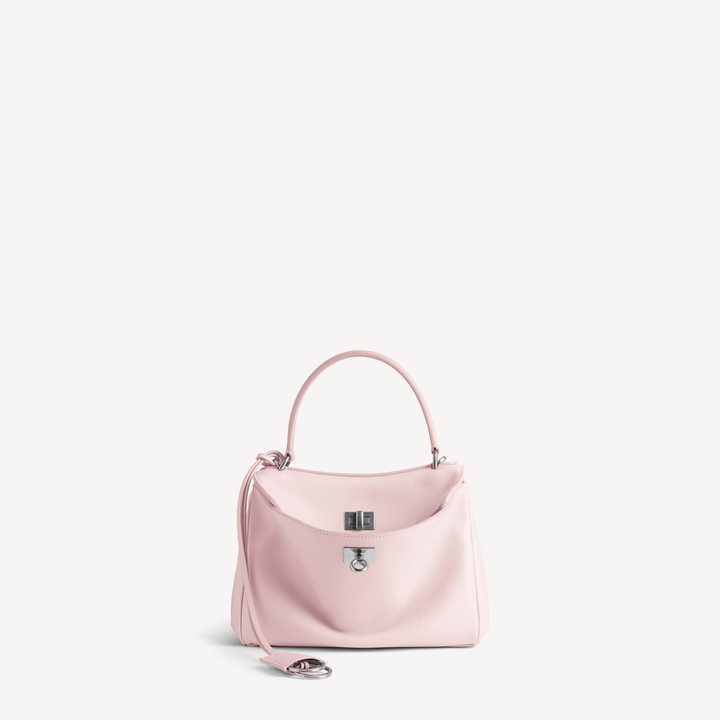 BALENCIAGA RODEO MINI CALFSKIN LEATHER TOP-HANDLE BAG