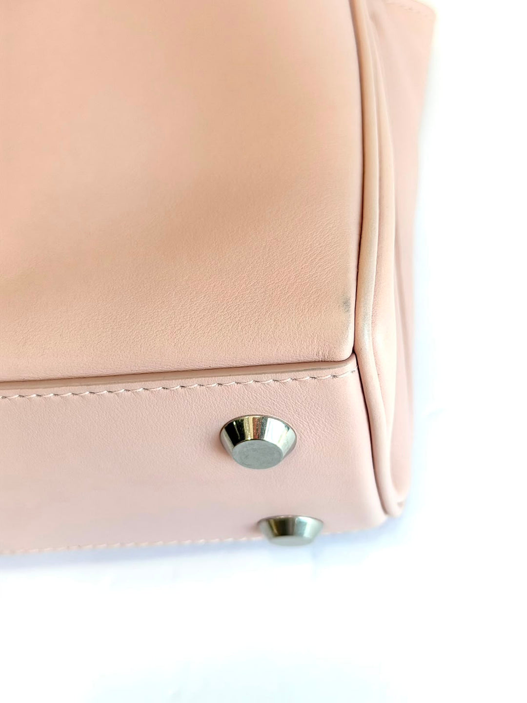 BALENCIAGA RODEO MINI CALFSKIN LEATHER TOP-HANDLE BAG
