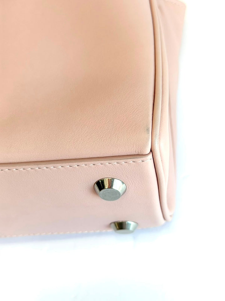 BALENCIAGA RODEO MINI CALFSKIN LEATHER TOP-HANDLE BAG