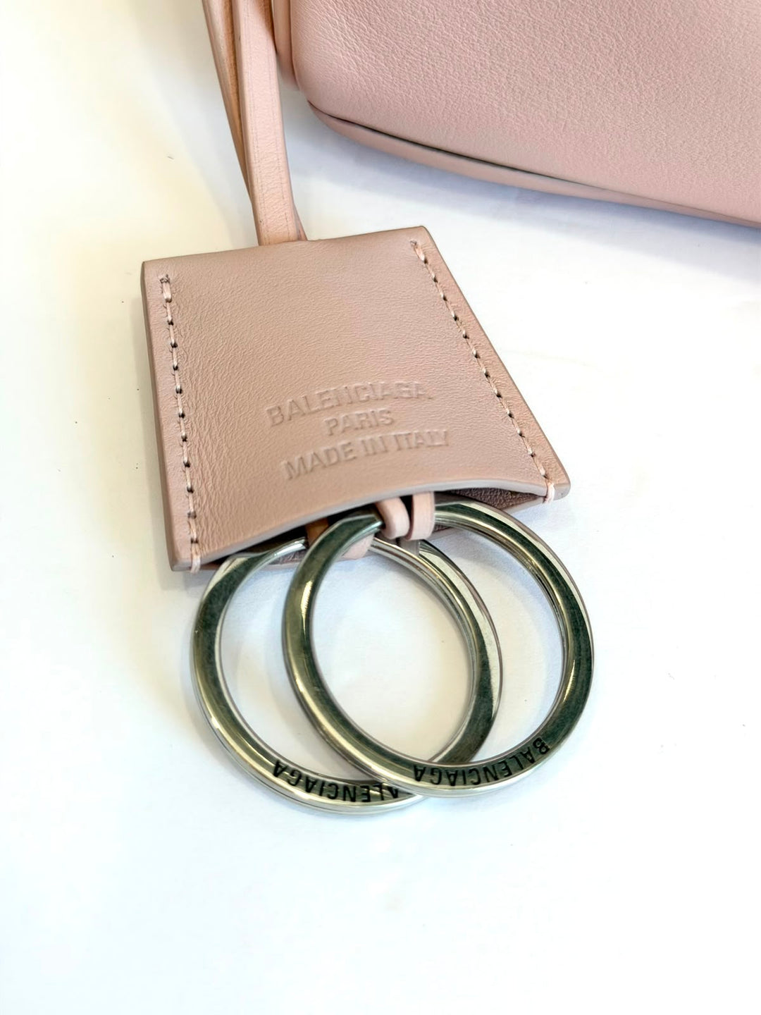 BALENCIAGA RODEO MINI CALFSKIN LEATHER TOP-HANDLE BAG