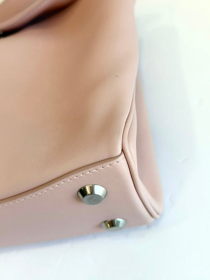 BALENCIAGA RODEO MINI CALFSKIN LEATHER TOP-HANDLE BAG