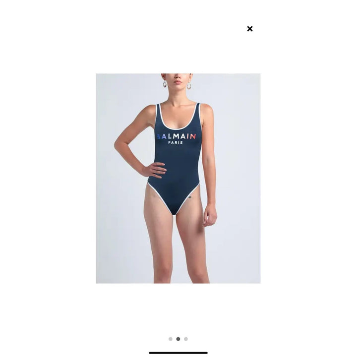 BALMAIN PARIS ONE PIECE SWIMSUIT