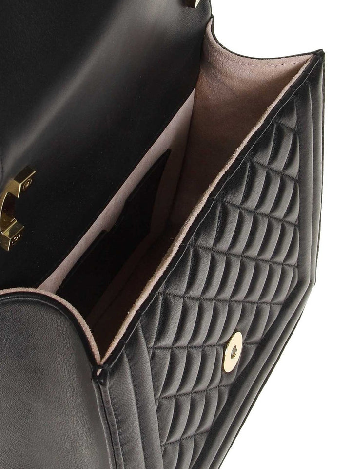 BALMAIN QUILTED LAMBSKIN B BAG 21 CROSSBODY BAG