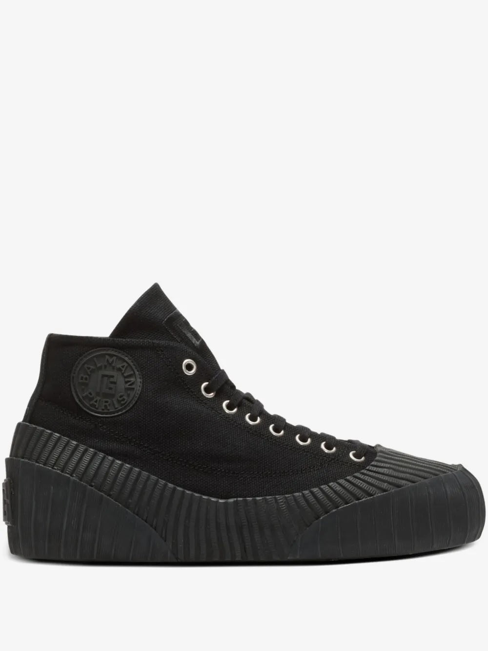 BALMAIN LOGO PATCH RIFF LOW MEN&