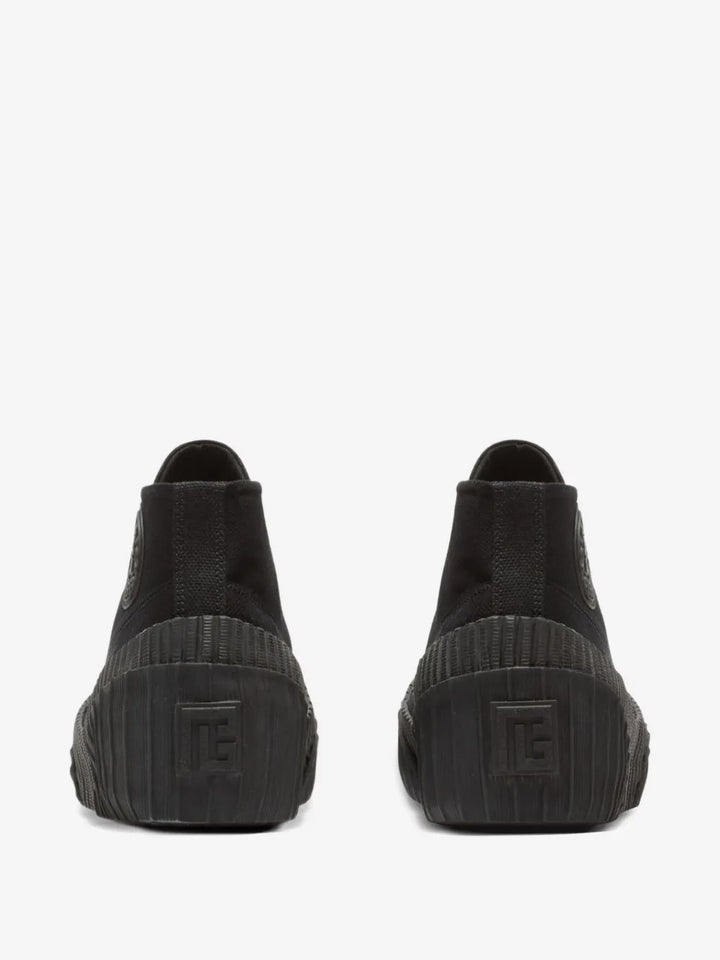 BALMAIN LOGO PATCH RIFF LOW MEN&